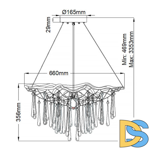 Подвесная люстра Hinkley Laguna (hk) QN-LAGUNA-4P