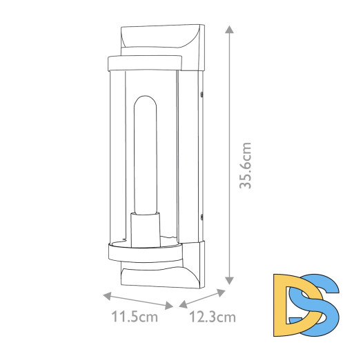 Уличный настенный светильник Hinkley Pearson QN-PEARSON-M-TK