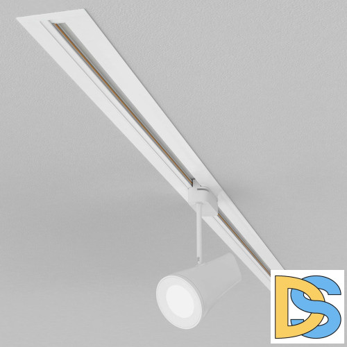 Шинопровод встраиваемый однофазный Elektrostandard Track Rail WH Recessed 4690389178535