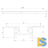 Шинопровод встраиваемый однофазный Elektrostandard Track Rail WH Recessed 4690389178535