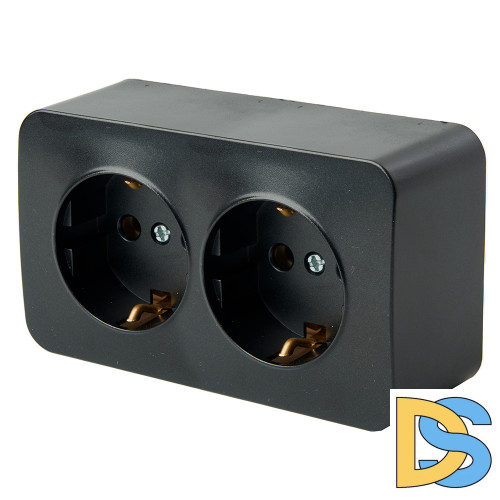 Розетка 2-местная с/з Stekker София MST16-12-02 49316