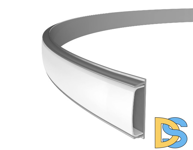 Алюминиевый накладной профиль Ambrella Light Alum Profile GP1600AL