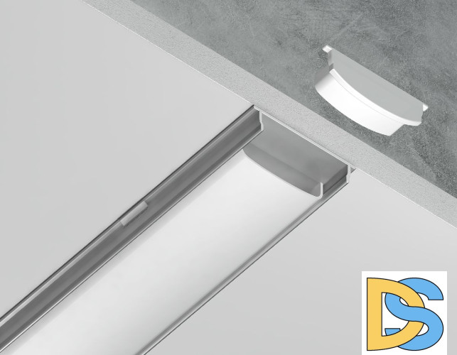 Алюминиевый накладной профиль Ambrella Light Alum Profile GP1600AL