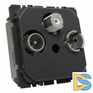 Розетка TV+FM+SAT Legrand Celiane 67388