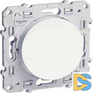 Кабельный вывод, Белый, серия Odace, Schneider Electric