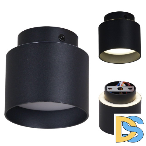 Накладной светильник Reluce 53006-9.5-001IL GX53+LED3W BK