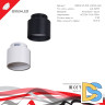 Накладной светильник Reluce 53006-9.5-001IL GX53+LED3W BK
