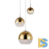 Подвесная люстра Lumina Deco Veroni LDP 1029-3 GD