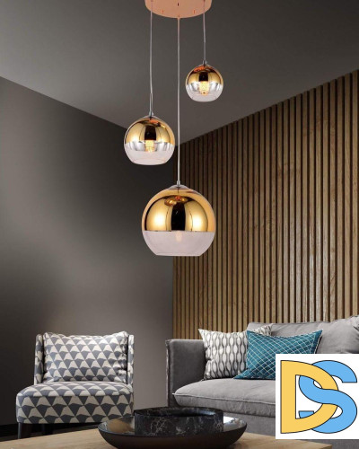 Подвесная люстра Lumina Deco Veroni LDP 1029-3 GD