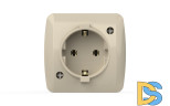 Розетка с заземлением ELBI Alsu 504-010300-217