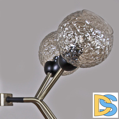 Люстра на штанге Illumico IL0268-8PSQ-79 BK AB