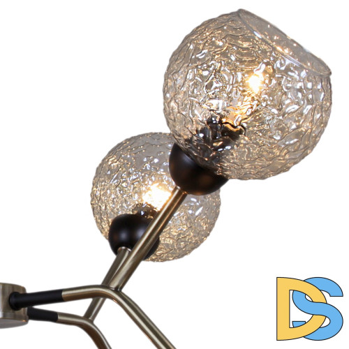 Люстра на штанге Illumico IL0268-8PSQ-79 BK AB