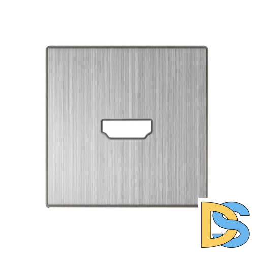 Накладка Werkel для розетки HDMI глянцевый никель WL02-HDMI-CP 4690389119569