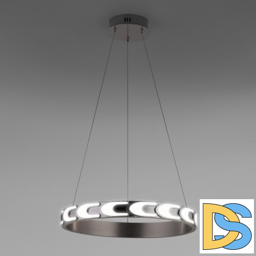 Подвесной светодиодный светильник Eurosvet Chain 90163/1 сатин-никель