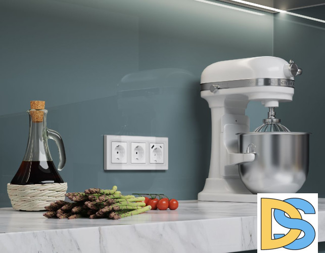 Рамка двухместная Ambrella Volt Arctic AF580132