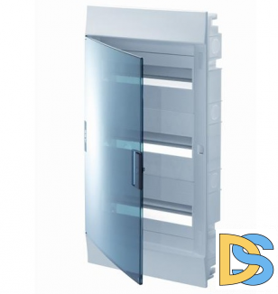 Бокс в нишу ABB Mistral41 36М (3х12) зелёная дверь с клеммным блоком