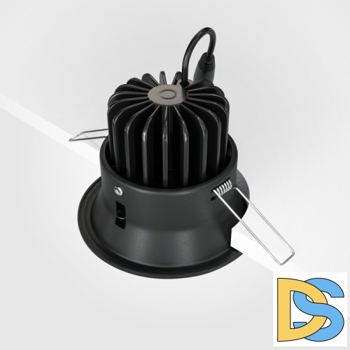 Встраиваемый светильник Maytoni Yin DL031-L12W4K-D-B