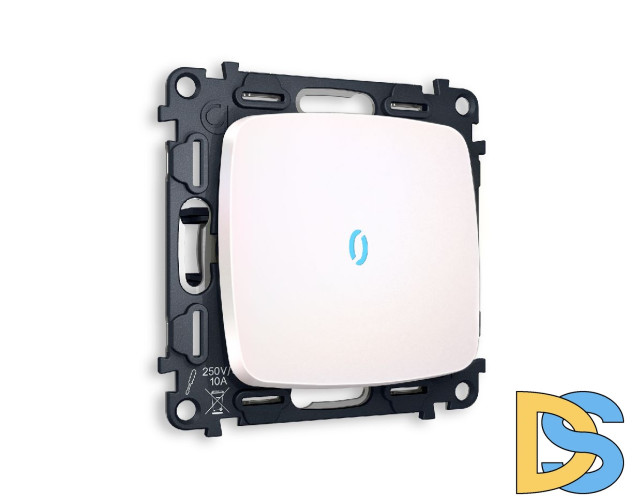Комплект механизма 1-кл выключателя с подсветкой Ambrella Volt Omega MO202020