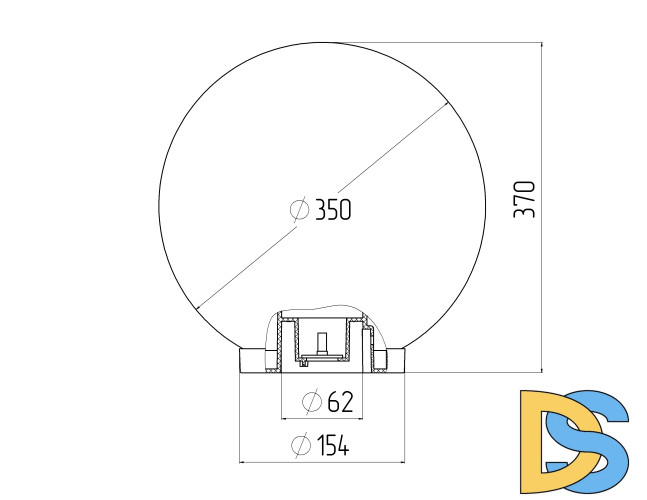 Уличный светильник Эра НТУ 01-100-351 Б0048738