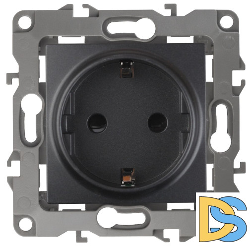 Розетка 2P+E Schuko Эра 12-2101-05 Б0014679