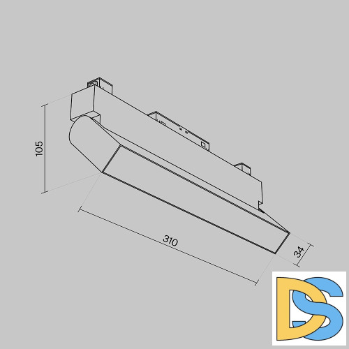 Трековый светильник Maytoni Technical Magnetic track TR013-2-20W4K-W