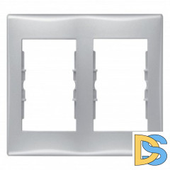 Рамка 2-ая (двойная), Алюминий, серия Sedna, Schneider Electric
