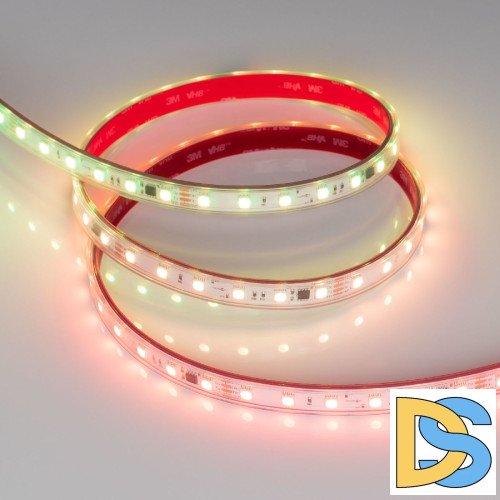 Светодиодная герметичная лента Arlight SPI-PFS-B60-12mm 24V RGB-PX6-BPT (12 W/m, IP68, 5060, 5m) 039602