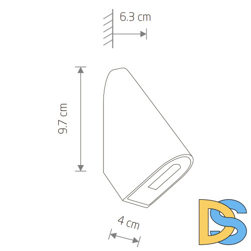 Уличный настенный светильник Nowodvorski Cline Led Black 11377