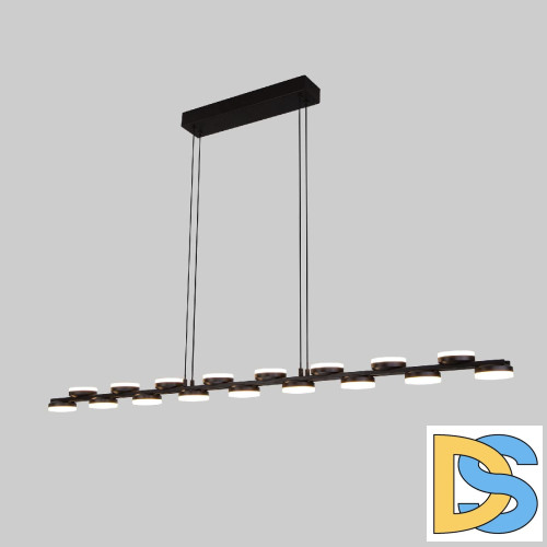 Подвесная люстра Eurosvet Tapioca 90332/17 черный a068076