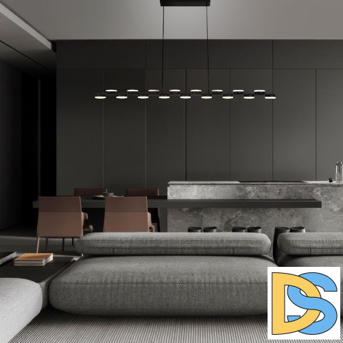 Подвесная люстра Eurosvet Tapioca 90332/17 черный a068076