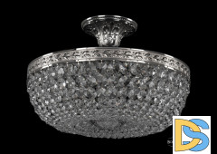 Люстра на штанге Bohemia Ivele Crystal 19151/35IV Ni