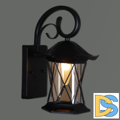 Уличный настенный светильник Reluce 08281-9.2-001U BK