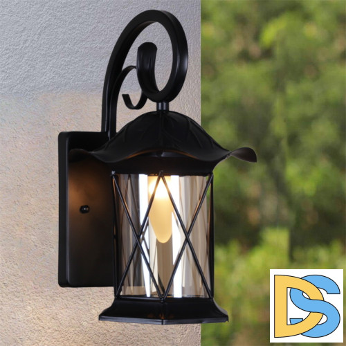 Уличный настенный светильник Reluce 08281-9.2-001U BK