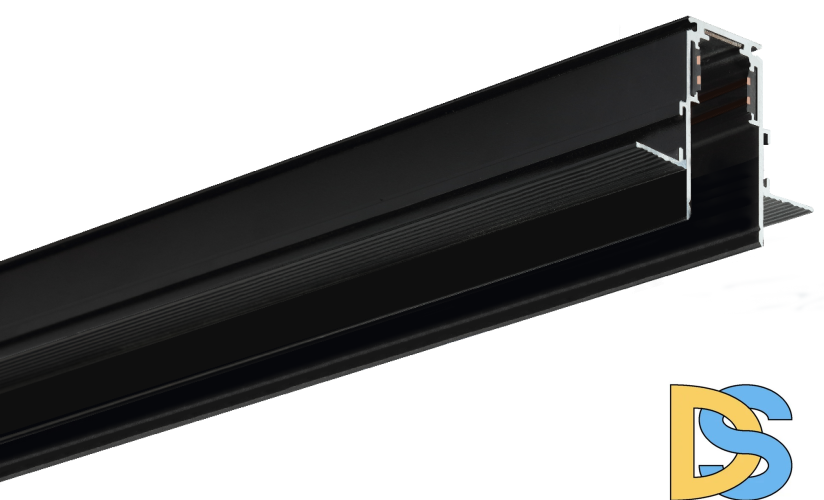 Шинопровод магнитный встраиваемый iLedex Vision 4822-65/48-2000-BK