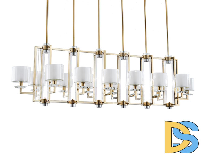 Подвесная люстра Newport 4408+6/S gold