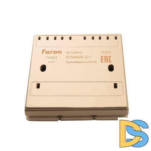 Выключатель беспроводной трехклавишный Feron TM83 41727