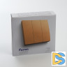 Выключатель беспроводной трехклавишный Feron TM83 41727