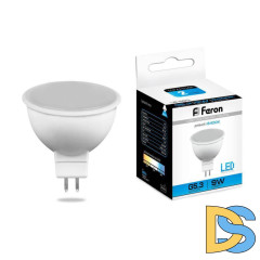 Лампа светодиодная Feron MR16 G5.3 9W 6400K Грибок матовая LB-560 25841