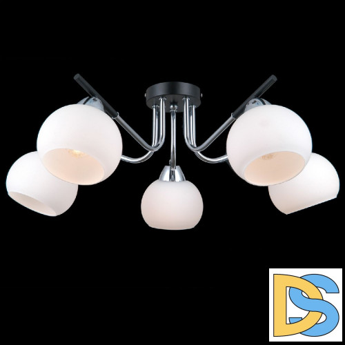 Потолочная люстра Illumico IL0713-5CSQ-24 BK CR LIBRA