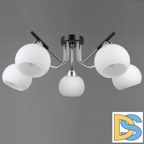 Потолочная люстра Illumico IL0713-5CSQ-24 BK CR LIBRA