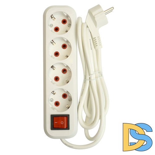 Удлинитель четырехместный Stekker Home 49359