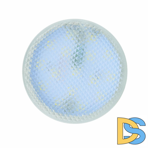 Лампа светодиодная (UL-00006500) Uniel GX53 7W 3000K призма LED-GX53-7W/3000K+3000K/GX53/PR PLB02WH