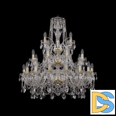 Подвесная люстра Bohemia Ivele Crystal 1411/16+8+4/300/3d G