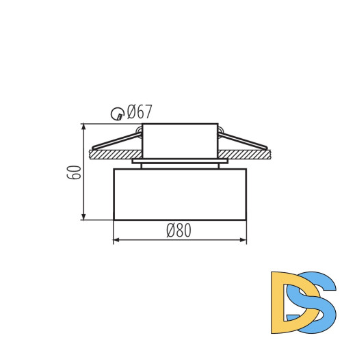 Встраиваемый светильник Kanlux Govik 29232