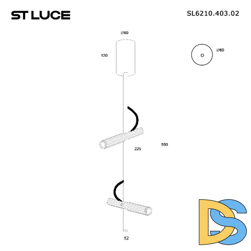 Потолочный светильник ST Luce Lilt SL6210.403.02