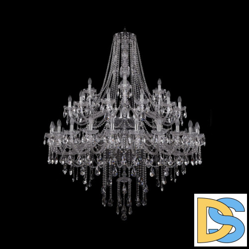 Подвесная люстра Bohemia Ivele Crystal 1415/24+12+6/530/2d Ni