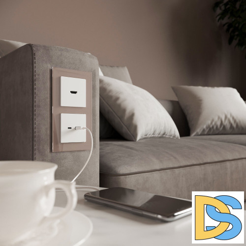 Рамка на 2 поста Werkel Favorit (латте, стекло) W0021142