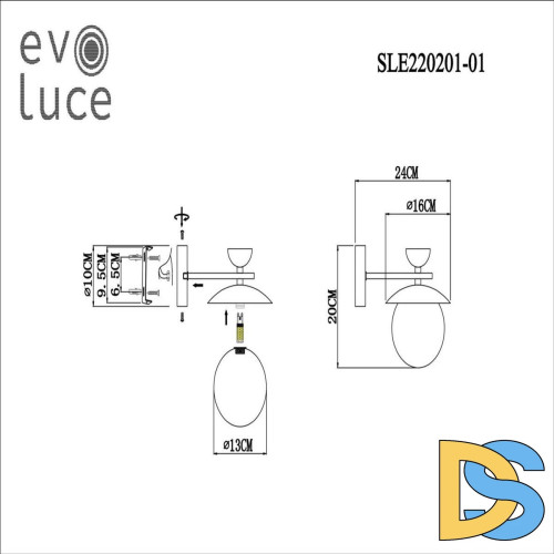 Бра Evoluce Genova SLE220201-01