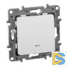 Выключатель одноклавишный Legrand Etika 10A 250V с подсветкой белый 672203
