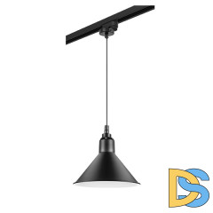 Трековый светильник Lightstar Track 1 black L1T765027 (765027+592007)